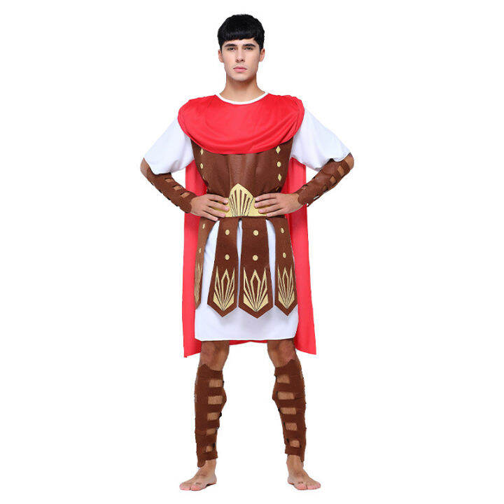 Spartan warrior Adult Men Greek Roman Warrior Gladiator Costume Knight