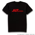 เสื้อยืด J&T Express คอกลม เนื้อผ้าคอตตอน. 