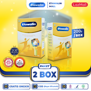 Paket 2 Box [ BISA COD ] Etawalin Original Susu Kambing Etawa Asli Tingkatkan Kepadatan & Kesehatan Tulang Sendi Masa Tua Aman HALAL B
