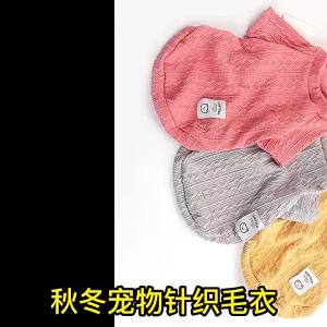 Pet Clothing Dog clothes cat autumn and winter clothes warm and comfortable two-leggedsweaters small dog clothes knitted sweaters dog and cat shirt dress or sweater seasonal pet outfit