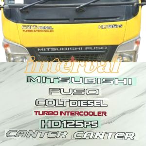 Stiker Body Mobil Mitsubishi Fuso COLTDIESEL HD125ps Canter Sticker