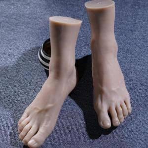 Teaching Aid TPE Foot Prototype Size 44 Simulation Foot Replicas TPE Texture Perfect for Shoe Exhibition Anatomy Learning