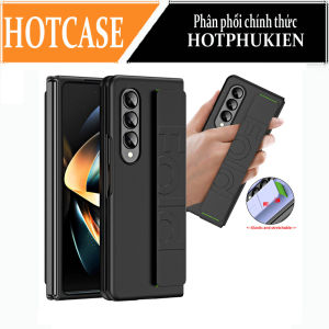 Ốp lưng chống sốc đeo tay cho Samsung Galaxy Z Fold 3 / Z Fold 4 / Fold 5 Fold 6 có đai đeo hand trap chống rơi rớt hiệu HOTCASE Luxury Silicone Wristband Case - chất liệu cao cấp thiết kế thời trang sang trọng có đai đeo tay an toàn
