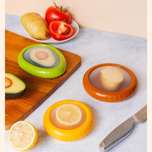Silicone Sealed Film Crisper Mini Avocado Fruit Crisper Vegetable Refrigerator Organizer