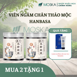 Viên Ngâm Chân Thảo Mộc 18 Vị Thảo Mộc HANBASA Ngăn Ngừa Đột Quỵ Giảm Nhức Mỏi Tê Bì Chân Tay Giúp Ngủ Ngon Sâu Giấc Lưu Thông Máu Ấm Chân Tay Cải Thiện Sức Khỏe Giảm Stress Mệt Mỏi Tinh Thần Thoải Mái Thư Giãn Cơ Thể Khử Hôi Chân | Moska