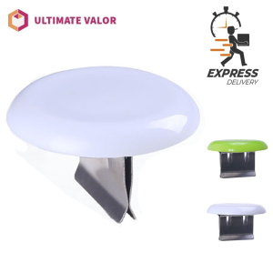 [SG Seller] Portable Kitchen Knife Cap Stainless Steel Vegetable Booster Knife Meat Cleaver Accessories (White/Green)