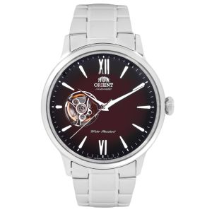Đồng hồ nam Orient Watch Bambino RA-AC00 máy lộ cơ automatic dự trữ năng lượng 40h lên cót tay và tự động mặt kính cường lực cong chống xước dây thép đeo tay cao cấp chính hãng