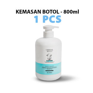 Paket Hemat CINDYNAL – Sabun Mandi Goatmilk Body Wash 800ml & Shampoo Amino Acid 500ml