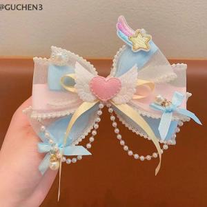 GUCHEN3🦋 Thời trang công chúa Bow kẹp tóc barrettes trẻ em phụ kiện tóc dễ thương ngọt ngào Cô Gái Tóc headdress