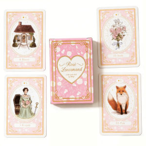 Rose Lenormand Tarot Card Set (8.8 X 6.0 cm) A Set of 36 Romantic Pink Tarot Cards Perfect for Party Games and Holiday Gifts2026