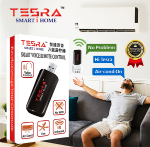 TESRA Kawalan Jauh Suara Pintar Smart Voice Remote Control Fan Aircond Remote Control 风扇冷气空调智能语音遥控器