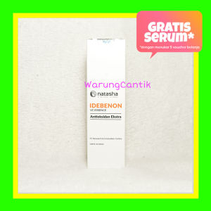 IDEBENONVCESSENCE Natasha Idebenon VC Essence 20 ml by dr Fredi Setyawan Original Antioksidan Ekstra Extra Antioxidant Anti Penuaan Anti Aging Glowing Serum Pagi Skincare