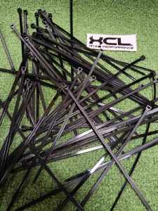 Nylon Cable Ties 100pcs - 3x200 3x250 4x200 4x250 4x300 8x250 8x300 Sizes for Home & Professional Use