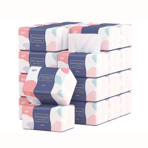 【18 Packs / Box】ManHua 5-Ply 420 Sheets / Soft Delicate Tissue / Thick Facial Drawing Tissue Paper Bag Rainbow Culture