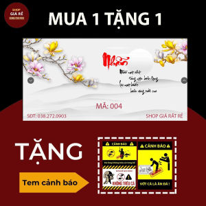 Tranh 3D Mặt Chính Mẫu Chữ Thư Tháp Hoa Đào- Bể Cá Theo Kích Thước Dán Bể Siêu Đẹp