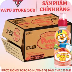 Nước uống PORORO hương vị đào chai 235ml