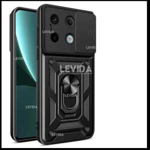 Case Redmi Note 13 4G Case Robot Slide Kamera Protect Ringstand