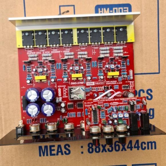 dms 5500 hi fi stereo audio amplifier home theater 2.1 ch dms5500 ...