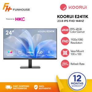 Funhouse | KOORUI E2411K 23.8 | E2711K 27 IPS FHD 144HZ 99% VGA+HDMI 1.4 HDR10 Support wall bracket