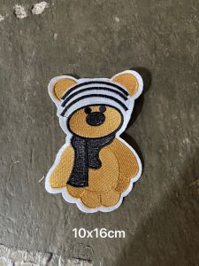 Miếng Sticker Thêu Ủi hình logo thương hiệu  cao cấp hình gấu