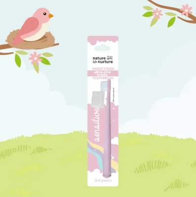 Nature to Nurture Wheat Straw Ultra-Fine Bristle Toothbrush 0 To 6 Yrs Old