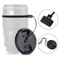 JJC Snap-on Lens Cap Camera Front Lens Cover for Any Lens with Different Diameter Filter Thread Replaces Original Cap with Free Lens Cap Keeper. 