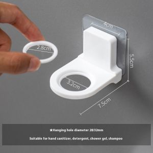 Bay gấu Gel Tắm Giá lưu trữ cú đấm miễn phí treo tường phòng tắm traceless sức mạnh móc tay dầu gội khử trùng lưu trữ chai giá lưu trữ