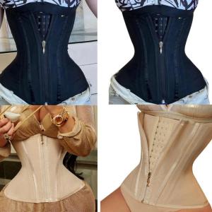 Waist Trainer for Women Sports Girdle Waist with Zipper Body Shaper for Tummy Control Body Building Belly Slimming