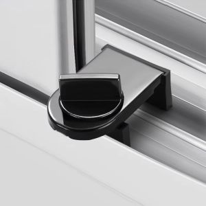 MLADEN Window Safety Lock Aluminum Alloy Sliding Lock Sliding Door Anti-theft Lock Adjustable Buckle Window