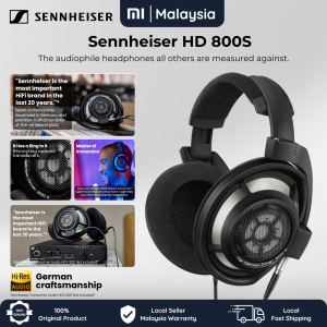 Sennheiser HD 800S Over Ear Audiophile Reference Monitoring Headphones HiFi Measured Against Flagship Dynamic Premium Sonic Clarity