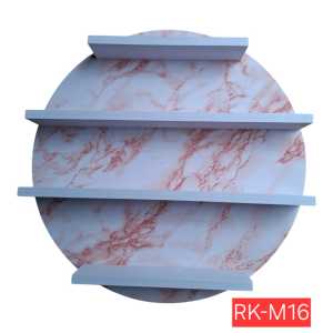 RAK KUTEK DINDING BULATrak parfum motif marmer