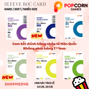CHÍNH HÃNG POPCORN Hàn Quốc Sleeve vỏ vọc thẻ bài photo card