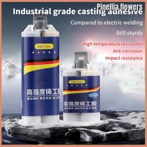 【Pinellia flowers】 50 100ml Cold Weld Strong Defect Repair Agent Glue Metal Repair Paste 2 In1 Industrial AB Caster Glue Heat Resistant Sealant