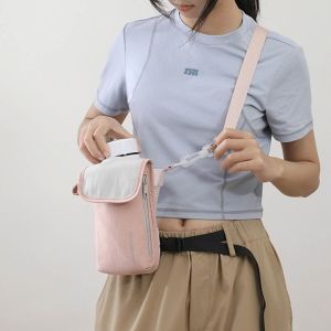 PUREGLOW พร้อมสายสะพาย กระเป๋าสะพายข้างขวดน้ำ ปรับได้ ไม่ซึมน้ำ กระเป๋าใส่โทรศัพท์ หลายฟังก์ชัน กระเป๋าหน้า กระเป๋าใส่แก้ว สำหรับการเดินป่า ปั่นจักรยาน ตั้งแคมป์