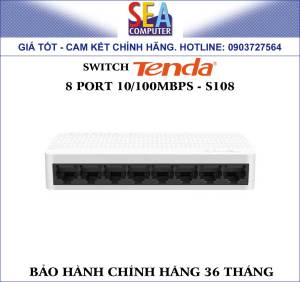 Switch Tenda 8 port 10/100 - S108
