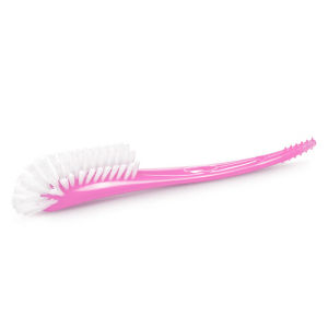Hamshmoc High Density Baby Bottle Cup Brush Multifunctional Infant Feeding Bottle Brush Bottle Cleaner With Curved Handle Easy Cleaning Professional Tools