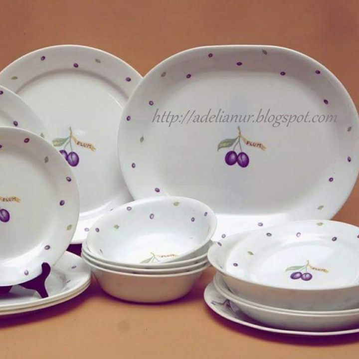 Corelle Plum 16 pcs Lazada Lazada