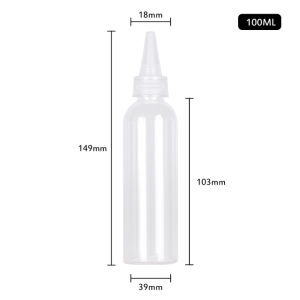 20/30/50/100/120ml Empty dropper bottles soft Squeeze PE bottle for Oil Glue ink condiment container Transparent Dispensing Bottles Split bottle