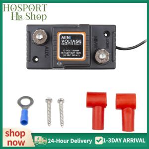 【HPS】 Smart Voltage Sensitive Relay Isolator for Dual Batteries Suitable for RVs and Camper Vans with Easy Installation and Waterproof Features
