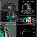 LIGE Bluetooth Call Smart Watch Men Full Touch Screen Sports Fitness Watch IP68 Waterproof for Android iOS + Box. 