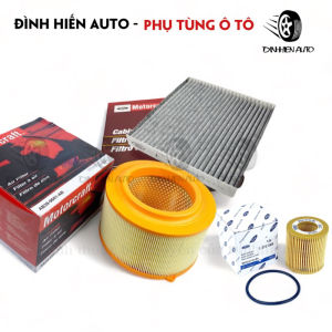 Combo 3 loại lọc Ford Ranger Mazda BT50 (2012 - 2020): Lọc gió động cơ lọc điều hoà & lọc nhớt (601AB/ 619A/ BB3Q)