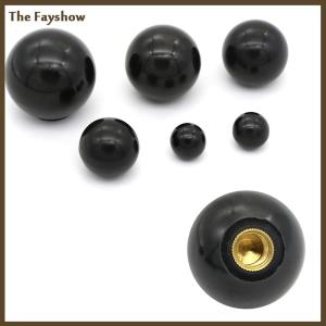 [The Fayshow] Fulai พลาสติกสีดำ M4 M5 M6 M8 M10 M12ด้ายรูปหัวหนีบถั่วลูกบิด