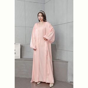 2Pcs Outer shimmer dress / dress lebaran /Shimmer Kardigan /outer shimmer / abaya turki / outfit lebaran