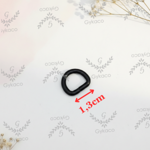 Ring D 13 cm (B) Matte Black Doff - PREMIUM - Aksesoris Tas (IMPORT)