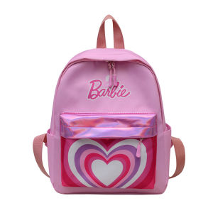 clu Barbie Backpack for Student Large Capacity Lightweight Printed Fashion Multipurpose Children Cute Cartoon Schoolbag ulc
