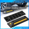 Heavy Duty Rubber Parking Stopper Parking Wheel Alignment Parking Truck Limiter. 