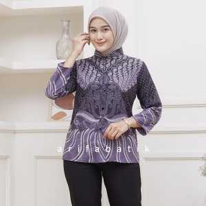 COD GRATIS ONGKIR Baju Batik Wanita Blus Kancing Lengan Panjang Ful Kancing Kualitas Terbaik Cocok Buat Seragam pelandang Dan Kantor kuliah. Banyak pilihan motif ready M L Xl XXL 3XL 4XL