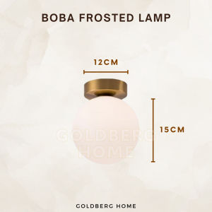 Boba Frosted Wall Lamp 7W Gold - Bedroom Living room light Goldberg HomeFast shipping