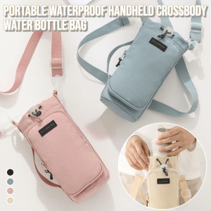 Travel Fashion Outdoor Water Cup Bag Portable Waterproof Handheld Water Bottle Bag Adjustable Shoulder Strap Shoulder Bags