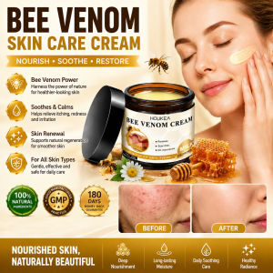 🐝Bee Venom Face Cream Skin Repair Nourishing Moisturizer Hydrating Facial Cream Smooth Skin Care Daily Beauty Cream Bee Venom Skincare Formula for Face and Body Use